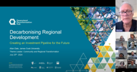 Webinar: Decarbonising Regional Development